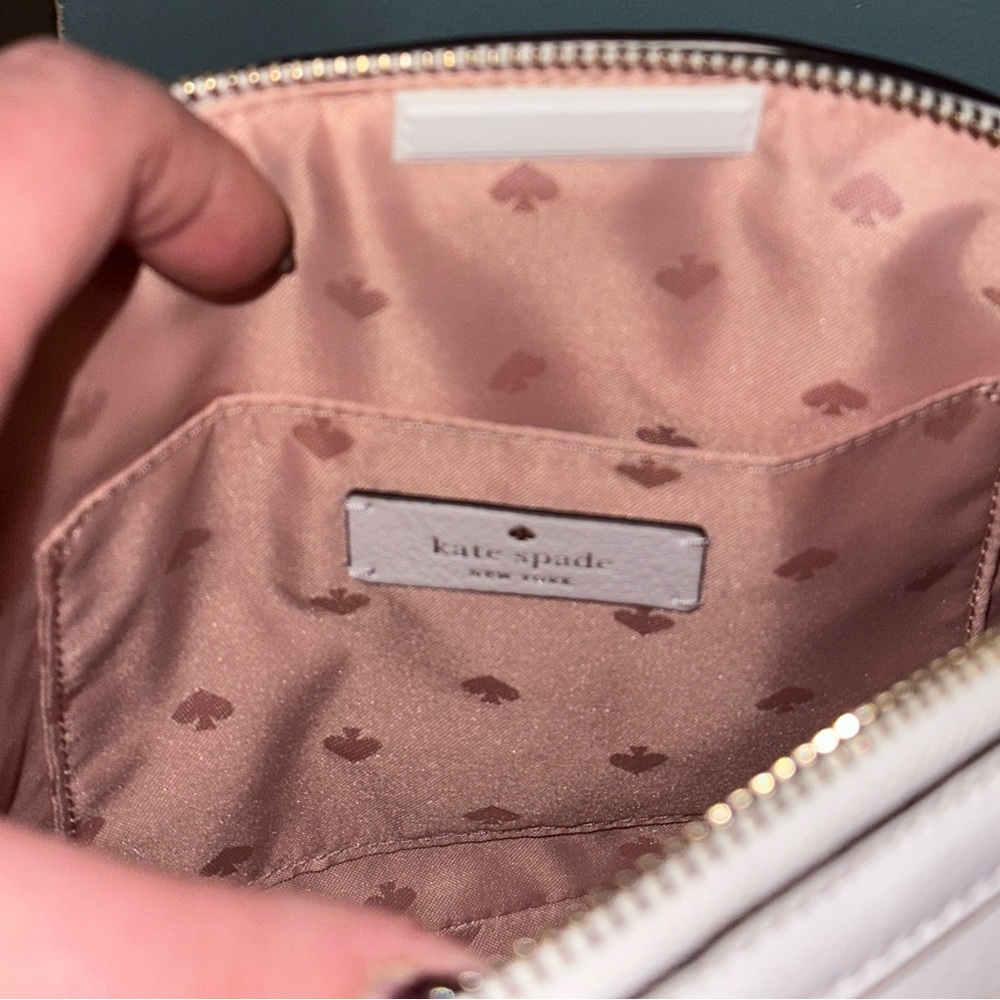 Kate Spade Wicker/White Leather Crossbody - Picture 8 of 8